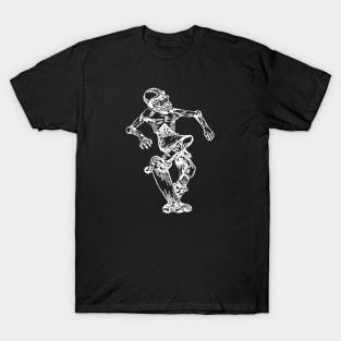 SEEMBO Zombie Skater Skateboarding Skateboard Skateboarder T-Shirt